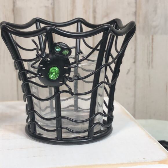 Partylite Halloween Votive and Tealight Holder Set with Aroma Melts Stand - Picture 6 of 16